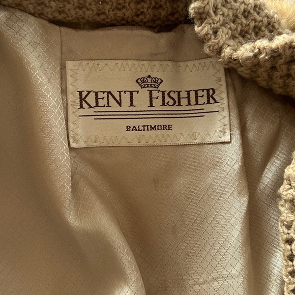 Vintage KENT FISHER Baltimore Genuine Mink Fur & Wool Knit Jacket | L/XL - Picture 10 of 10
